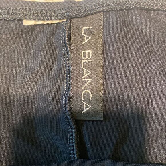 La Blanca designer bikini bottom full coverage black - Picture 2 of 2